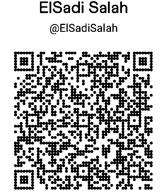 Venmo QR code for @ElSadiSalah